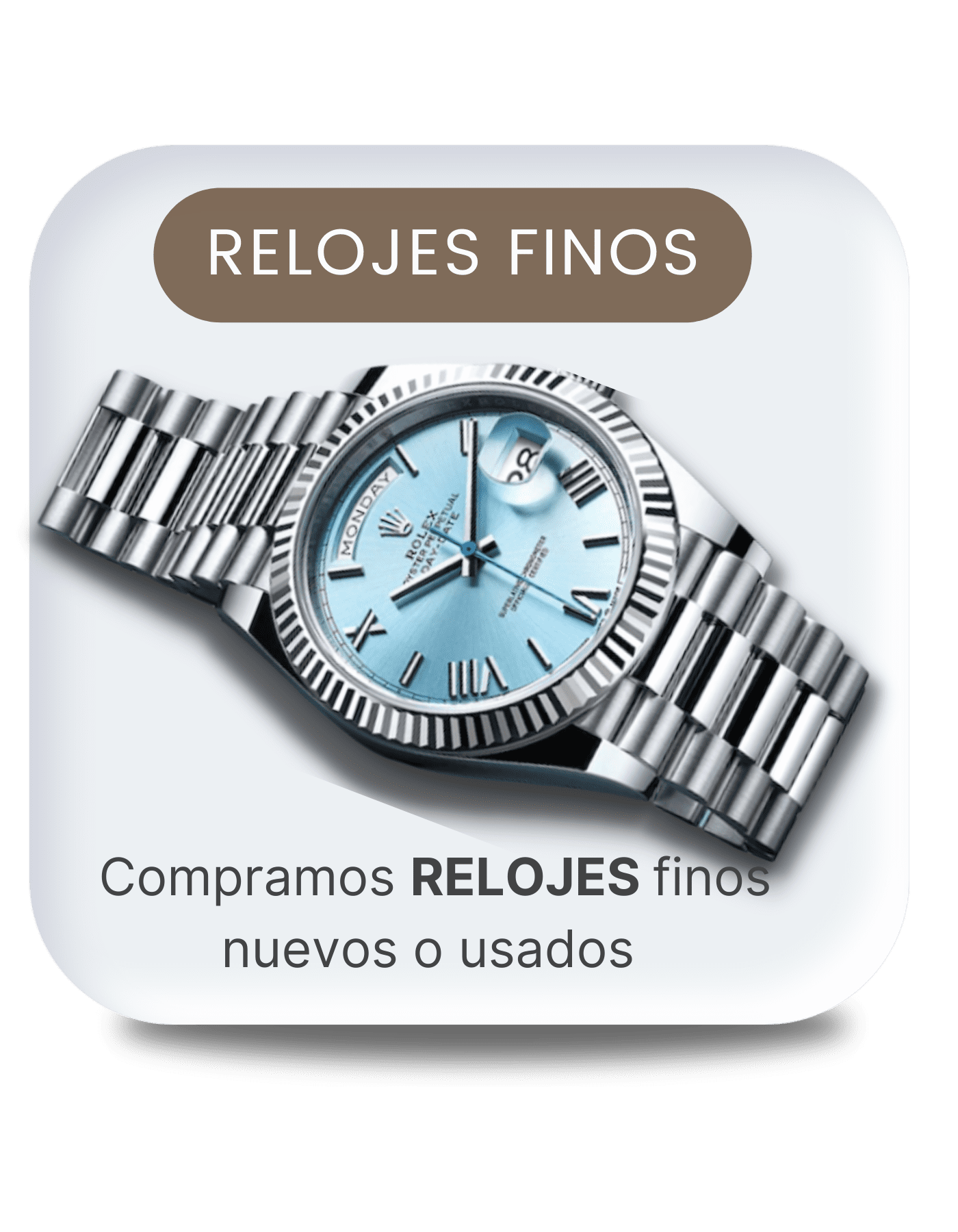 Compramos relojes finos nuevos o usados
