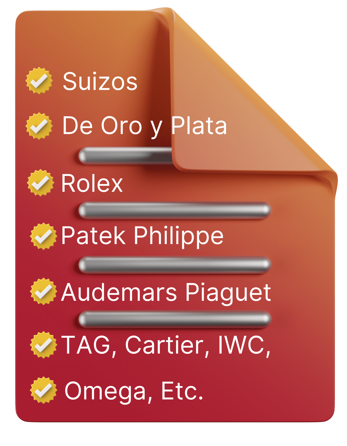 Relojes suizos, de oro y plata: Rolex, Patek Philippe, Audemars Piguet, TAG, Cartier, IWC, Omega